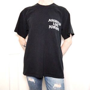 Linda Finegold ALF Short Sleeve Pocket Tee Size Medium Black